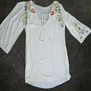 Love stitch Flowy dress with pockets